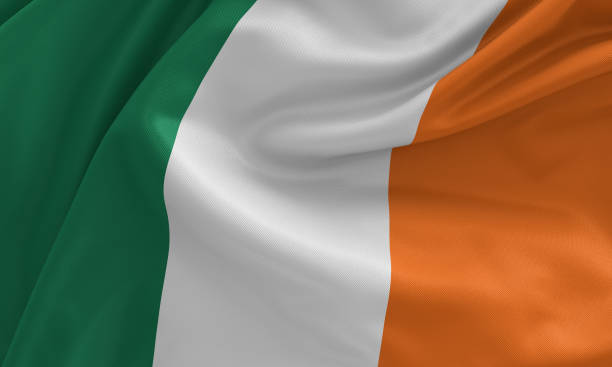 bandiera dell'irlanda - irish flag foto e immagini stock
