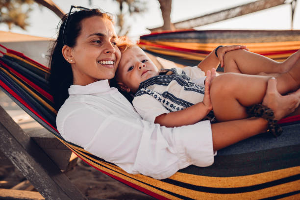 istock Relaxing moments in a hammock 1419718468