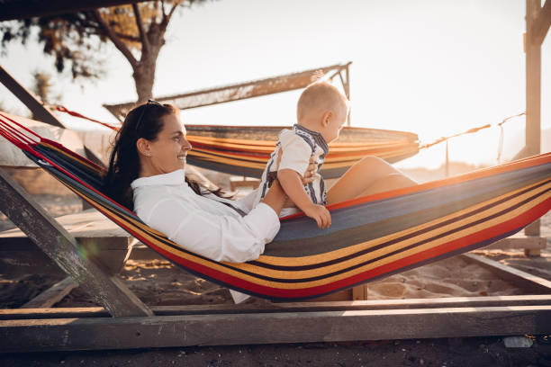 istock Relaxing moments in a hammock 1419718676
