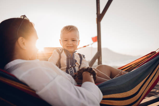 istock Relaxing moments in a hammock 1419718684