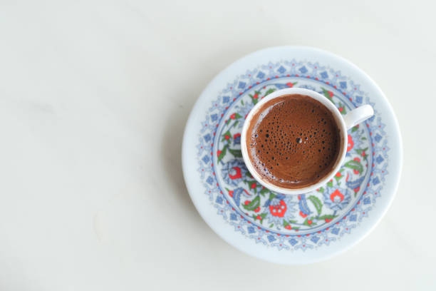 istock a cup of turkish coffee on white background 1419719465