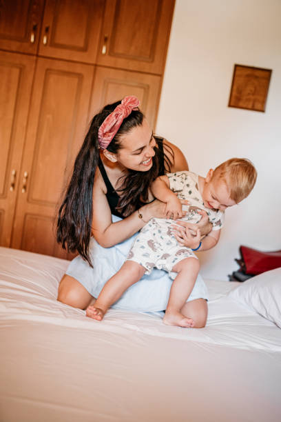 istock Mother and her son spending quality time together at home 1419719629