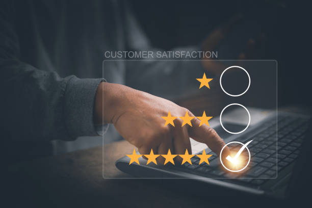 istock Customer satisfaction questionnaire, Concept of standardization and quality in products and services. 1419721878