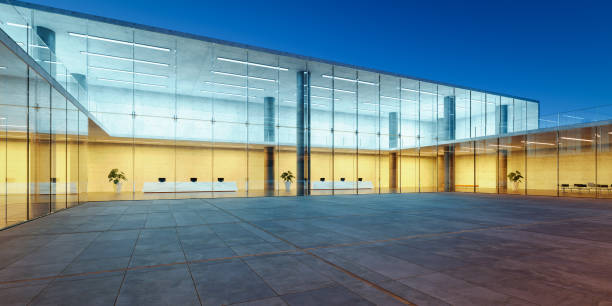 istock Modern glass wall commercial buildings exterior 1419723627