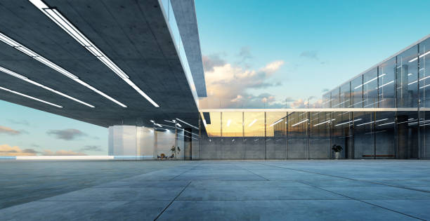 istock Modern glass wall commercial buildings exterior 1419723874
