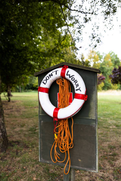 istock Do not worry lifebuoy 1419729253