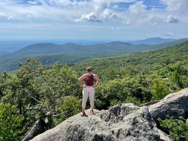istock Hiker and Mountain Range - Shenandoah National Park 1419729974