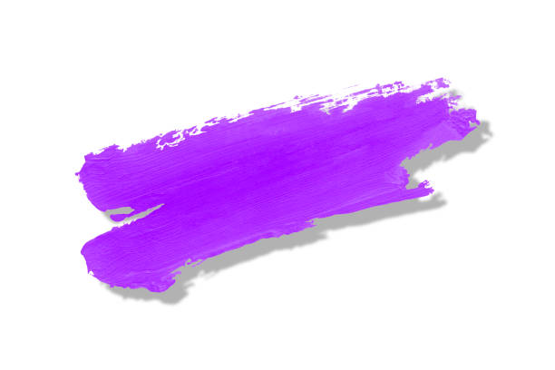 istock purple brush and shadow isolated on a white background 1419737540