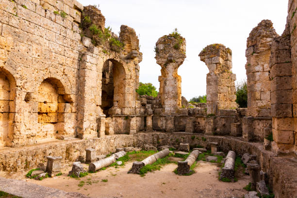 istock Ruins of Southern Baths of Perge 1419741241