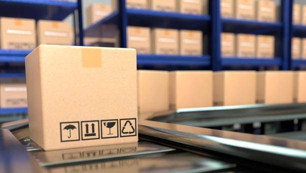 istock AI manufacture Box product Object for manufacturing industry technology Product export and import of future For Products, food, cosmetics, apparel warehouse mechanical future technology 1419771420