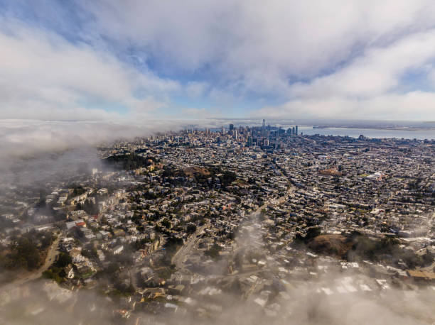 istock Foggy Aerial View of San Francisco 1419771907