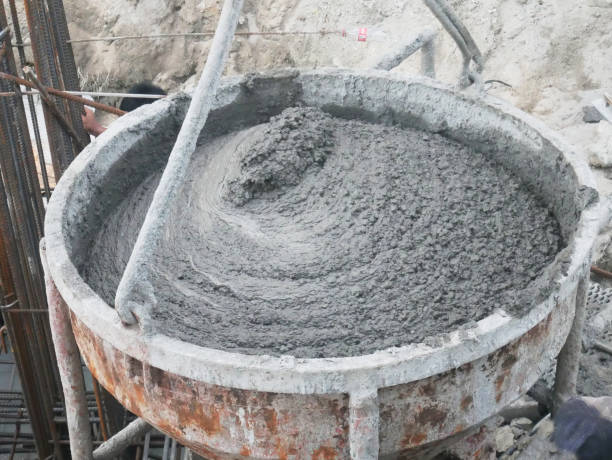 istock Close up of material conceret for casting materials in a building 1419774647