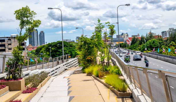 istock Skypark across the Chao Phraya River in Bangkok 1419776218