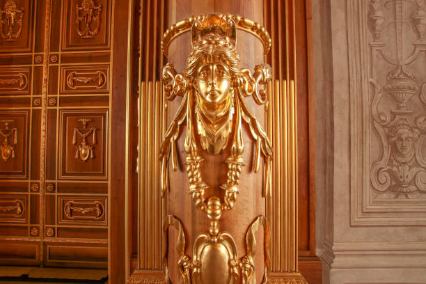 Temple building decoration detail in Chiang Mai, Thailand