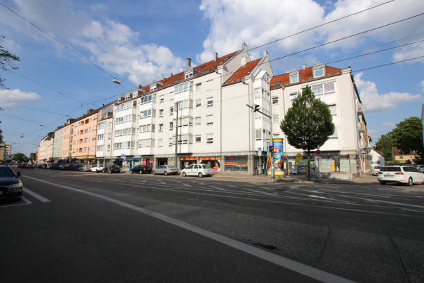 istock View of houses in Augsburg 1419785432