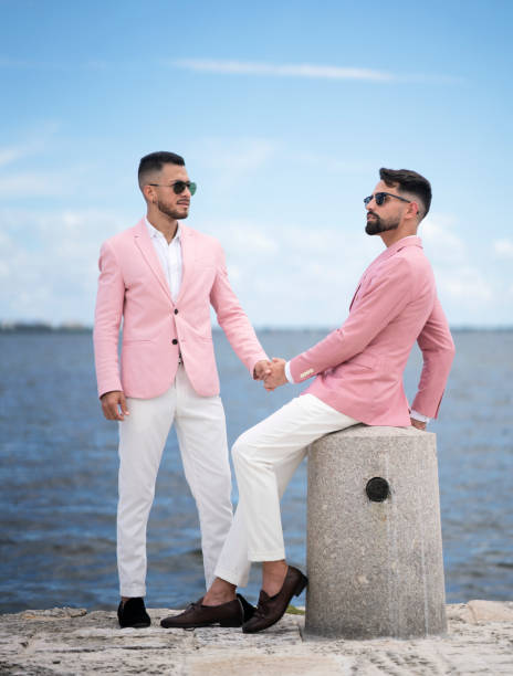 istock Gay Couple engagement session 1419790621