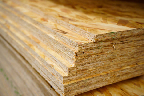 istock OSB board. sheet material is used in construction. hardware store. 1419795110