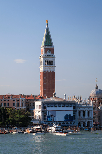 Church of San Giorgio Maggiore and St Mark's Square in Venice, Italy.