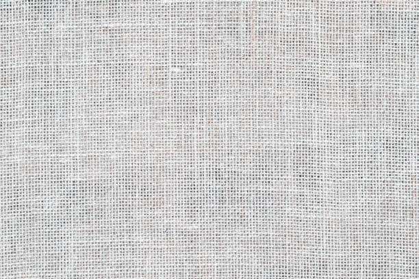 istock Burlap texture, canvas cloth, light gray woven rustic bagging. Natural hessian jute, textile texture. White linen fabric pattern. Threads background. Sackcloth surface, sacking material. 1419804627