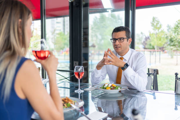 istock Business Lunch İn Restaurant 1419807538
