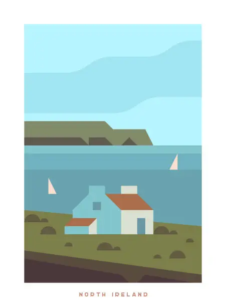 Vector illustration of Travel around the UK