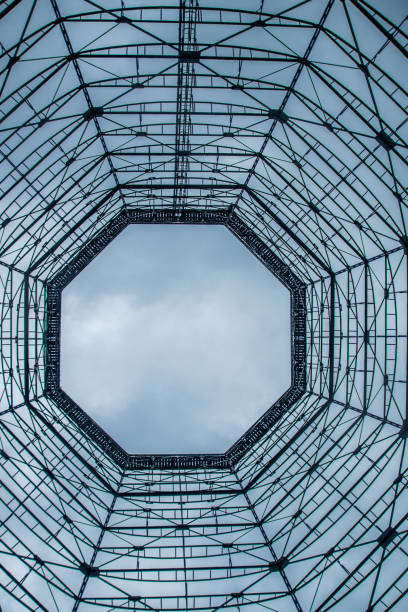 istock View from the inside of a cooling tower (chimney cooler in coal mining) 1419809289