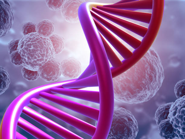 istock DNA strands on medical background 1419817103