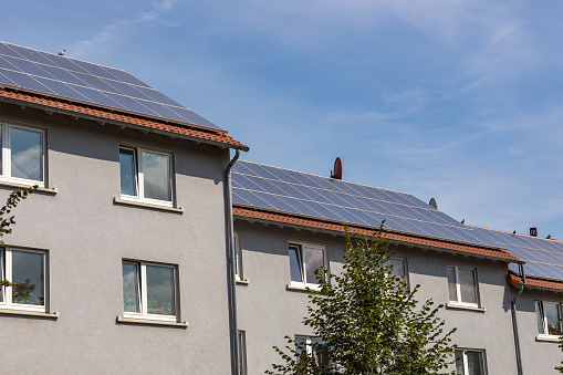 Green Building, Solar Panel, House, Solar Energy, Domestic Life