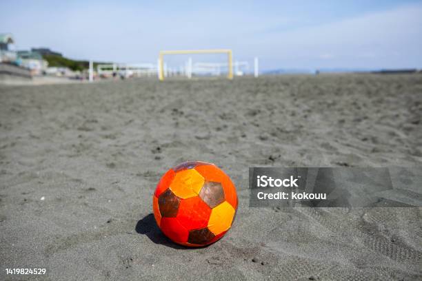 Beach Soccer Court Stock Photo - Download Image Now - Beach Soccer, Sports Ball, Beach