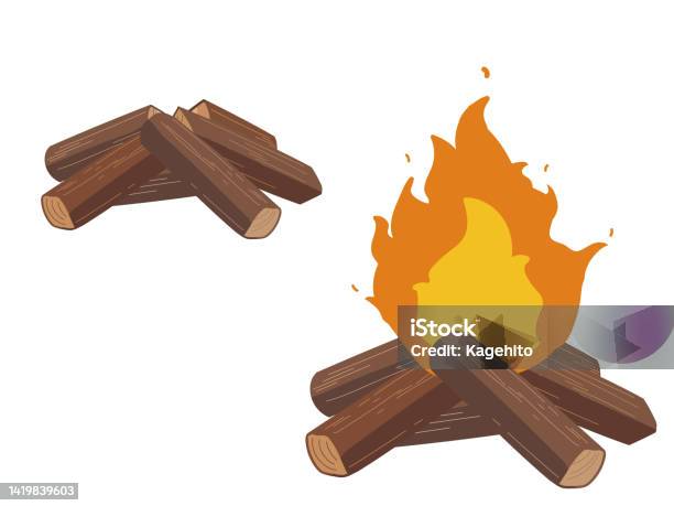 Ambar Api Api Terbuka Ilustrasi Stok - Unduh Gambar Sekarang - Api, Horizontal ...