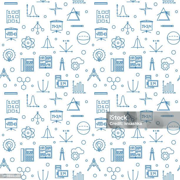 Science And Math Pattern Png Science Technology Engineering And Math Seamless Pattern Stock ...