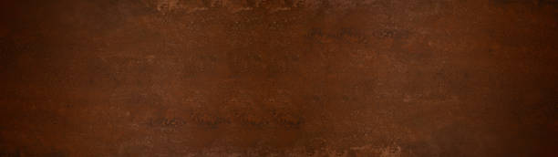 istock Grunge rusty dark metal stone background texture banner panorama 1419844164