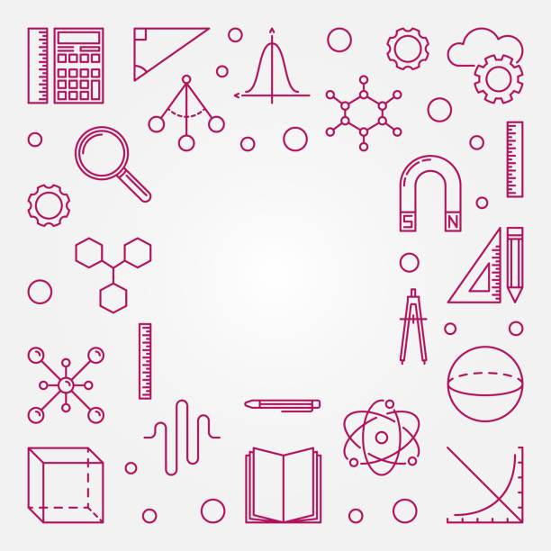 Red Math Desugn 190+ Mathematics University Innovation Backgrounds Stock Illustrations ...