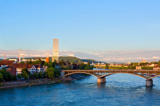 istock Panoramic view of Basel city, Switzerland 1419845998