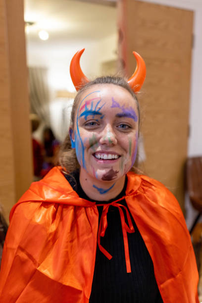 A Young Female Adult Dressed Up