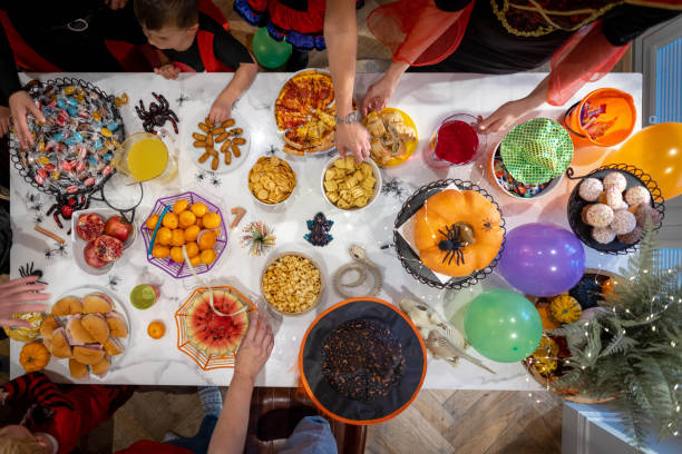 Tucking Into Food And Drink For Halloween