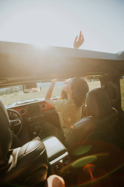 istock Couple having fun on roadtrip 1419855019
