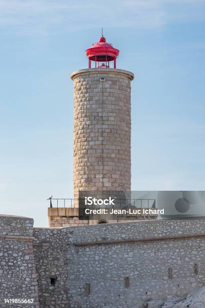 If Castle Lighthouse In The Frioul Archipelago Offshore From Marseille France Stock Photo - Download Image Now