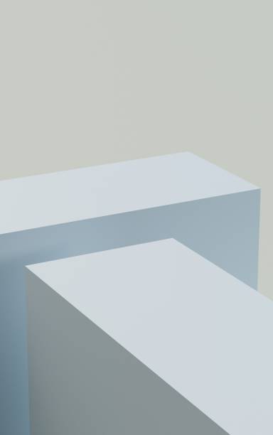 istock Minimal white podium display on the skies, empty pedestal for product showcase, 3D rendering 1419855672