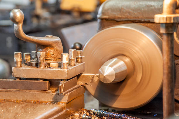 istock Lathe in a formwork factory 1419859822