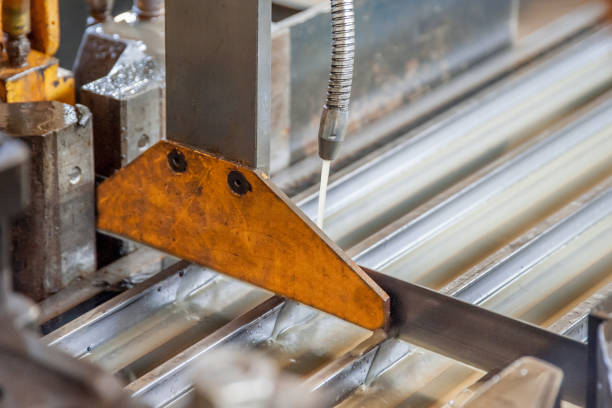 istock Metal pipes for formwork production 1419859823