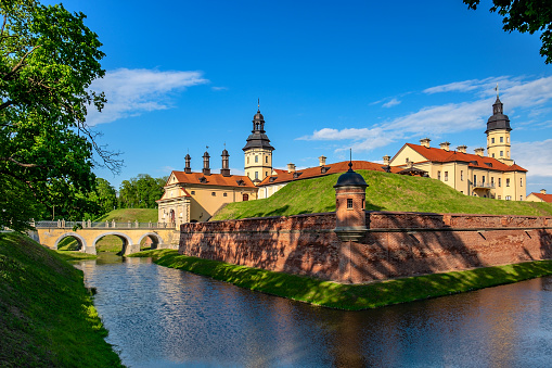 Nesvizh Castle is a residential castle of the Radziwill family in Nesvizh, Belarus.