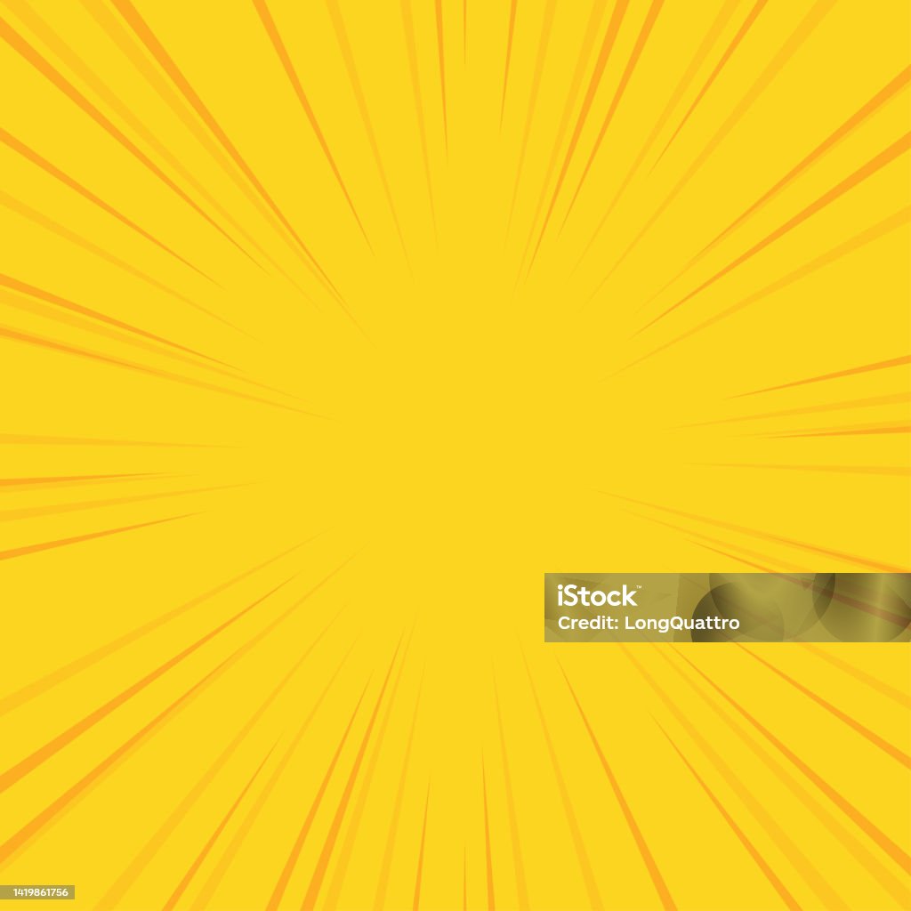 Yellow Explosion Vector Yellow Explosion Lines Background Stock Illustration - Download Image ...