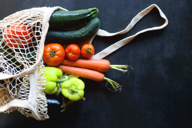 istock Bag of Summer Vegetables 1419862993