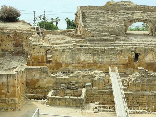 istock TARRAGONA, SPAIN - 06.07.2022: View of the ruins of ancient roman itheater 1419868263