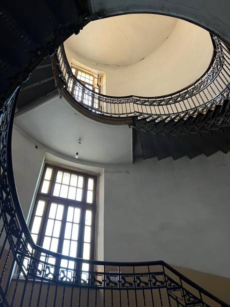 istock Old staircase in the house 1419871685