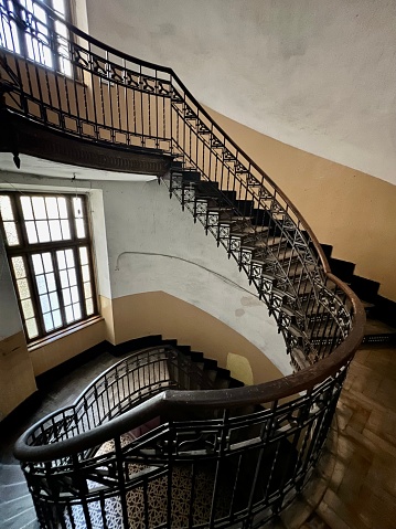 Old staircase in the house