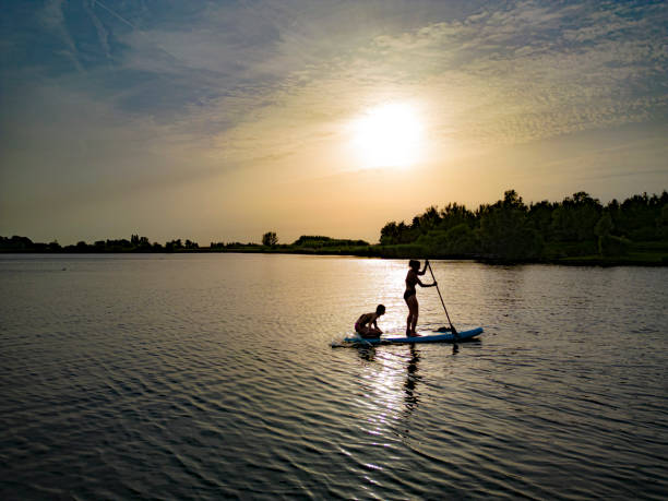 istock An evening together on the SUPbord 1419871720