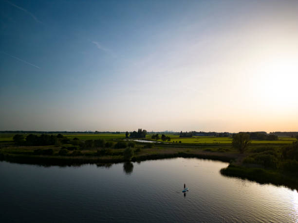 istock Paddling into the sunset 1419882002