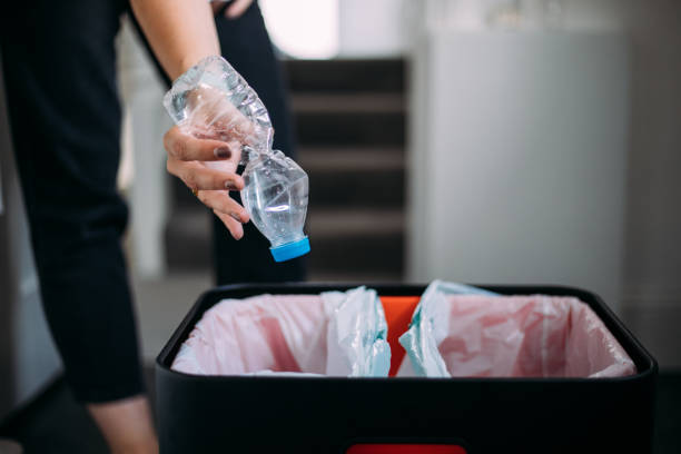 istock Woman recycling at home 1419892699